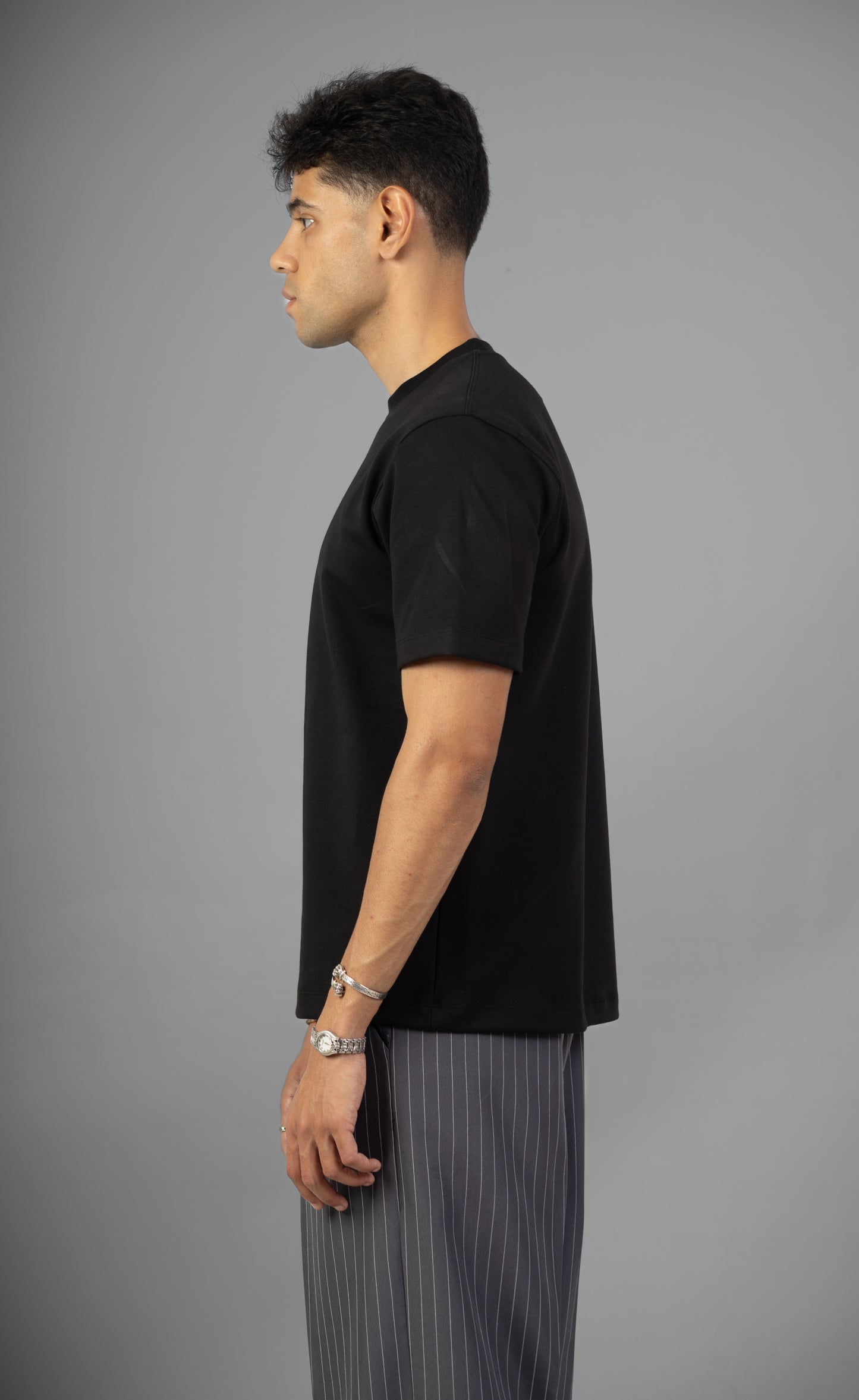 Heavyweight Regular Fit T-Shirt- Black
