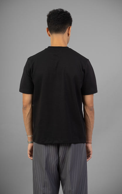 Heavyweight Regular Fit T-Shirt- Black
