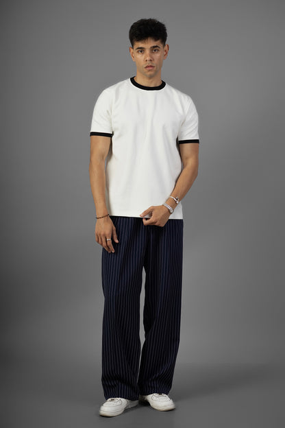 Ringer Tee- White