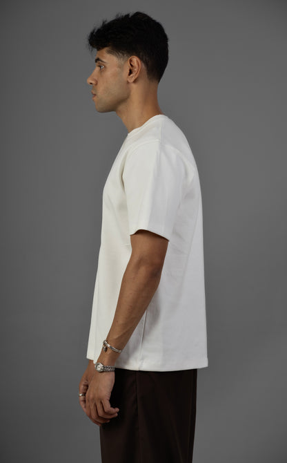 Henley T-Shirt- White