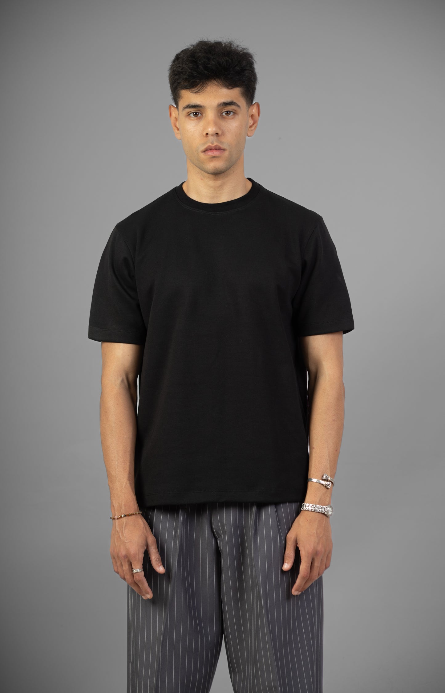 Heavyweight Regular Fit T-Shirt- Black