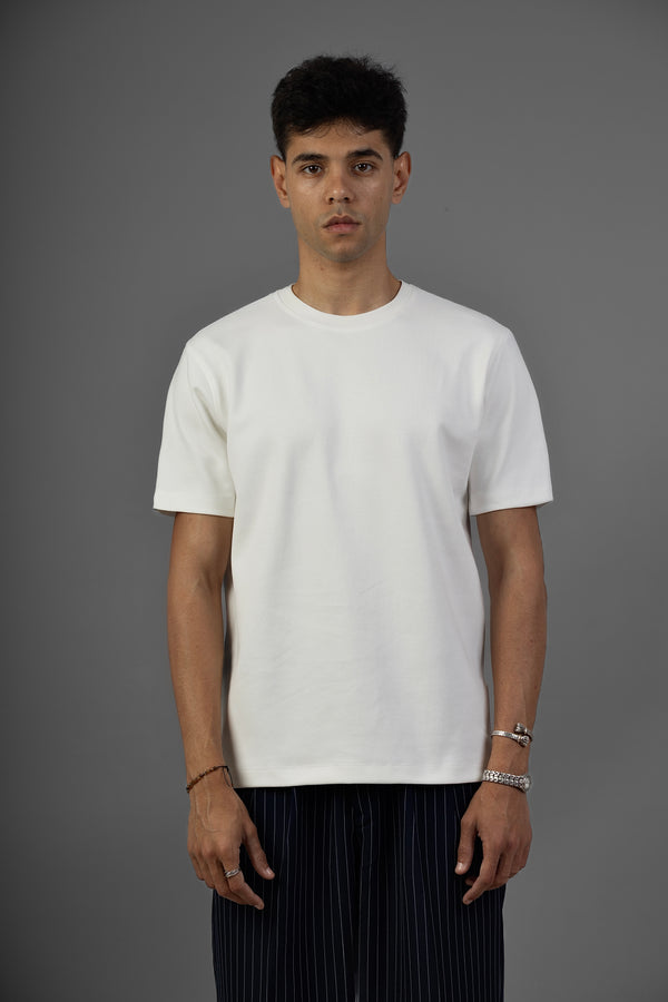 Heavyweight Regular Fit T-Shirt- White