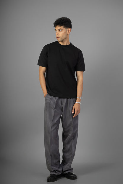 Heavyweight Regular Fit T-Shirt- Black