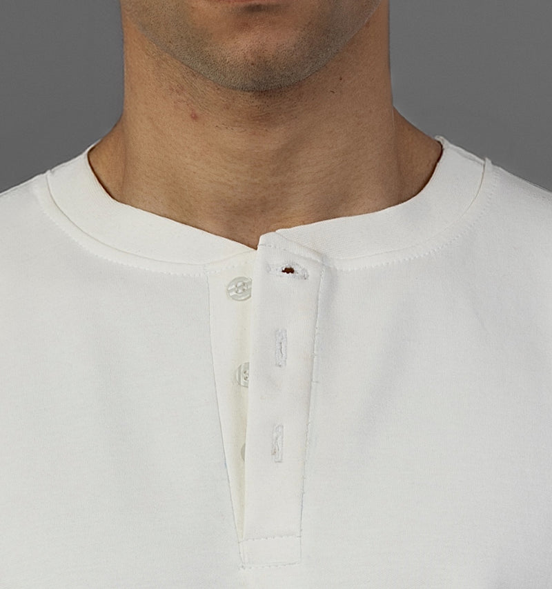 Henley T-Shirt- White