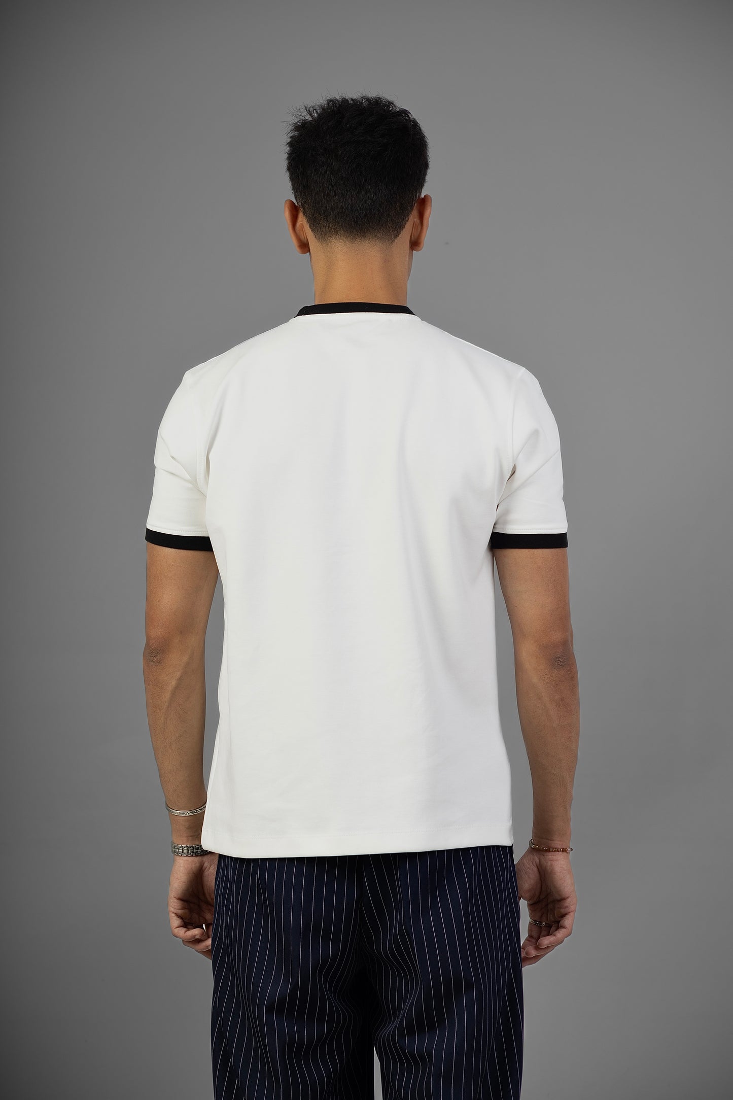 Ringer Tee- White