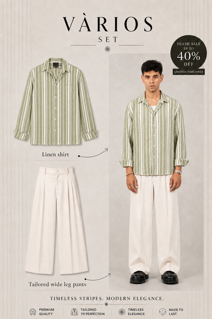 VÀRIOS BUNDLE (LENIN SHIRT & TAILORED PANTS)